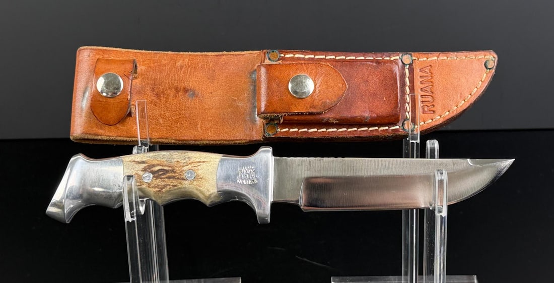 Ruana Bonner Montana 21a Deluxe Knife: 9 5/8" long.