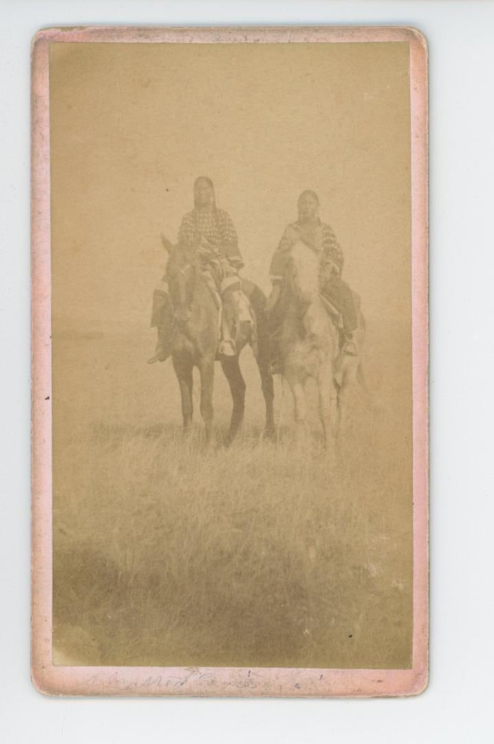 W.R. Cross Spotted Eagles Girls Indian CDV Photo: Spotted Tails Girls.