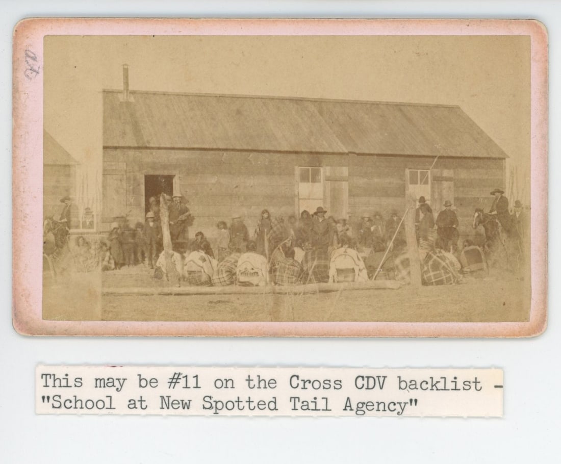 W.R. Cross Dakota Territory Spotted Tail CDV Photo (1 of 3)