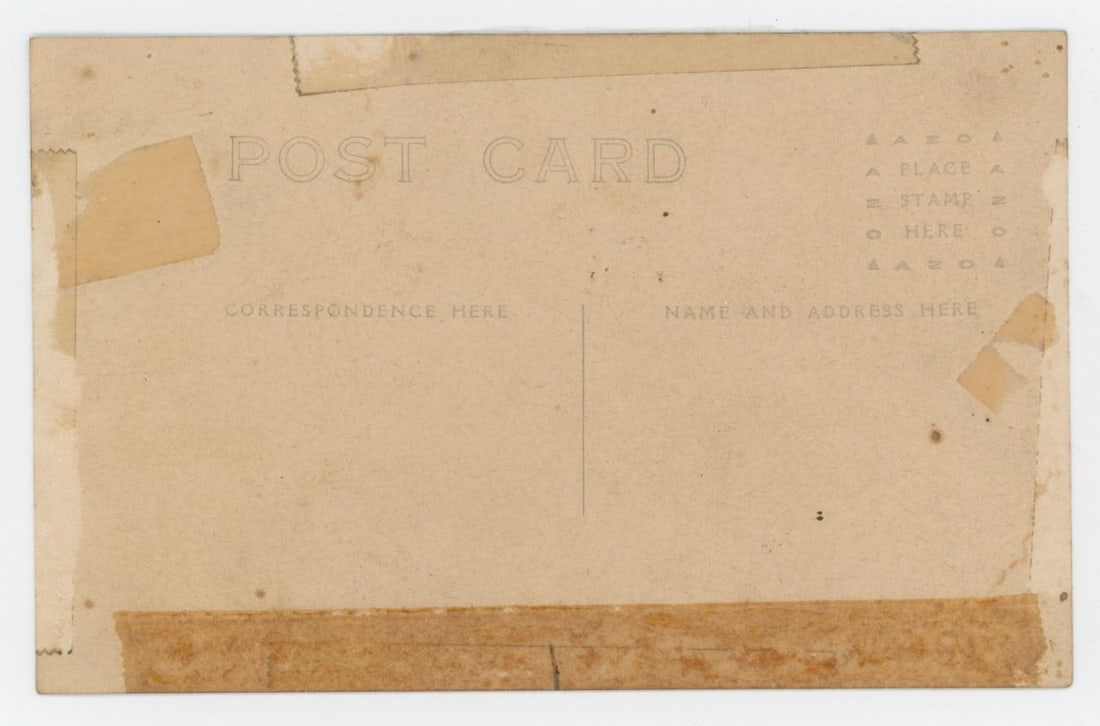 Indian Warrior RPPC Postcard - 2