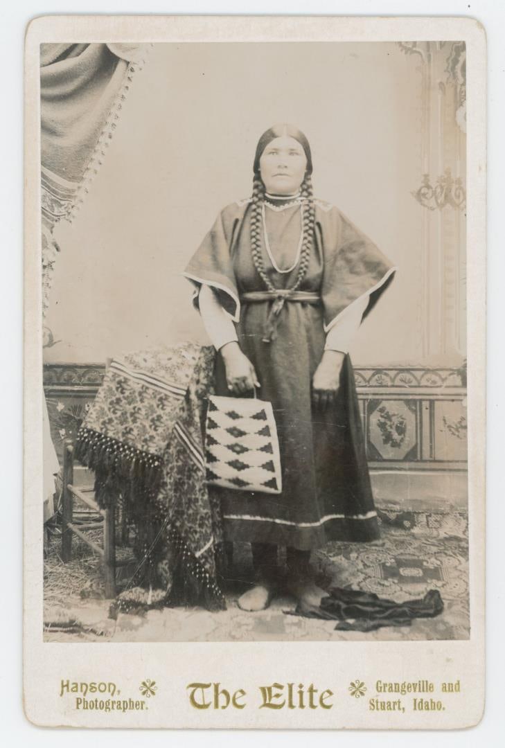 Carrie Brown Nez Perce Indian Cabinet Photo (1 of 3)