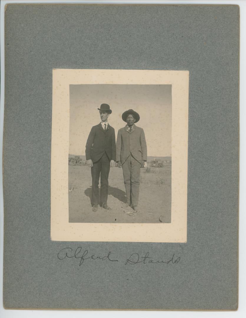 Surrender of Crazy Horse Red Cloud Agency Photo: Alfred Stands. May also be Alfred J. Standing the headmaster of Carlisle Indian School. 7" by 9". Based on comprehensive research, we have concluded that this run of photographs dates between the spri