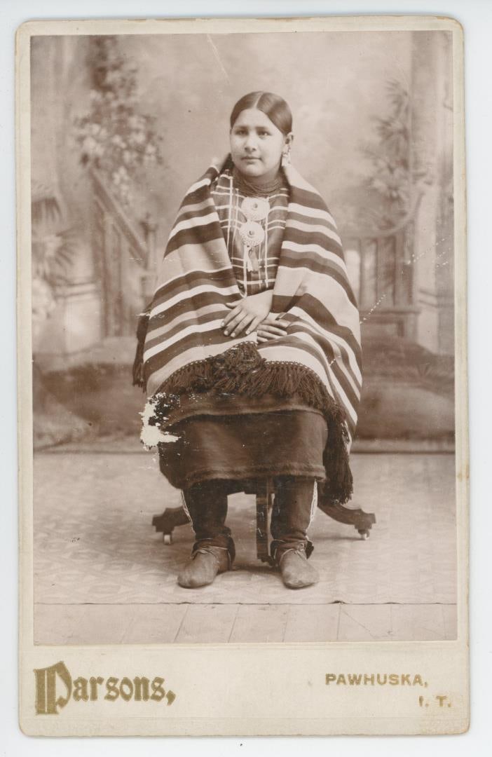 G.W. Parsons Osage Oklahoma Territory Indian Photo (1 of 3)