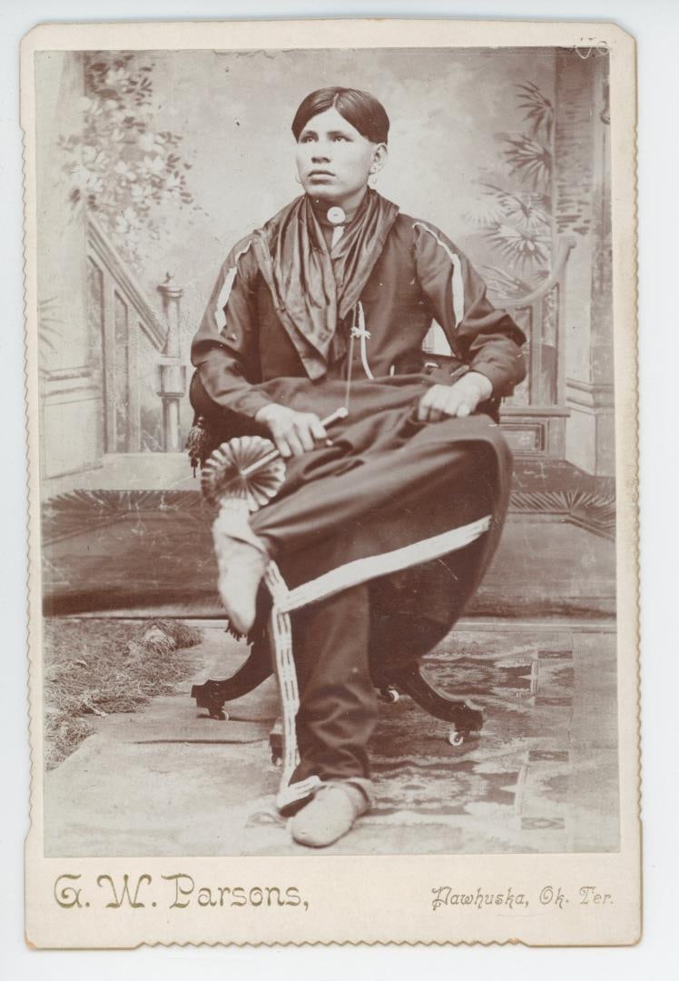 G.W. Parsons Osage Oklahoma Territory Indian Photo (1 of 3)
