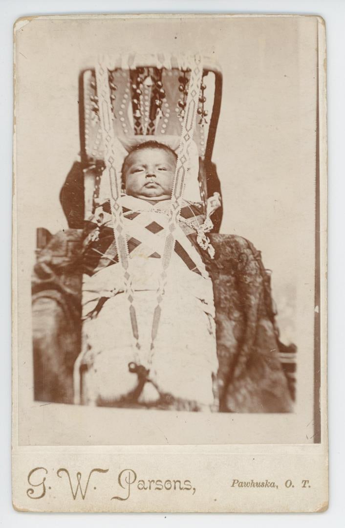G.W. Parsons Osage Oklahoma Territory Indian Photo (1 of 3)