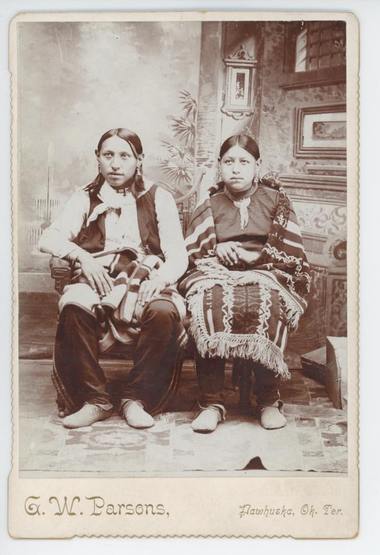 G.W. Parsons Osage Oklahoma Territory Indian Photo (1 of 3)