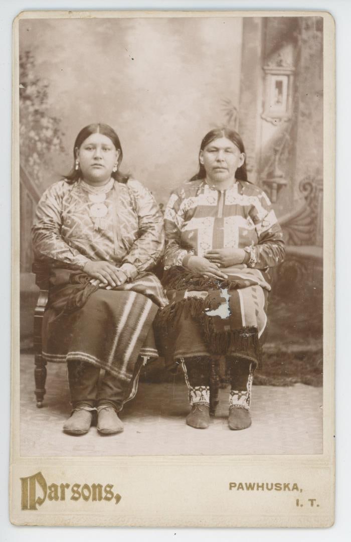 G.W. Parsons Osage Oklahoma Territory Indian Photo (1 of 3)