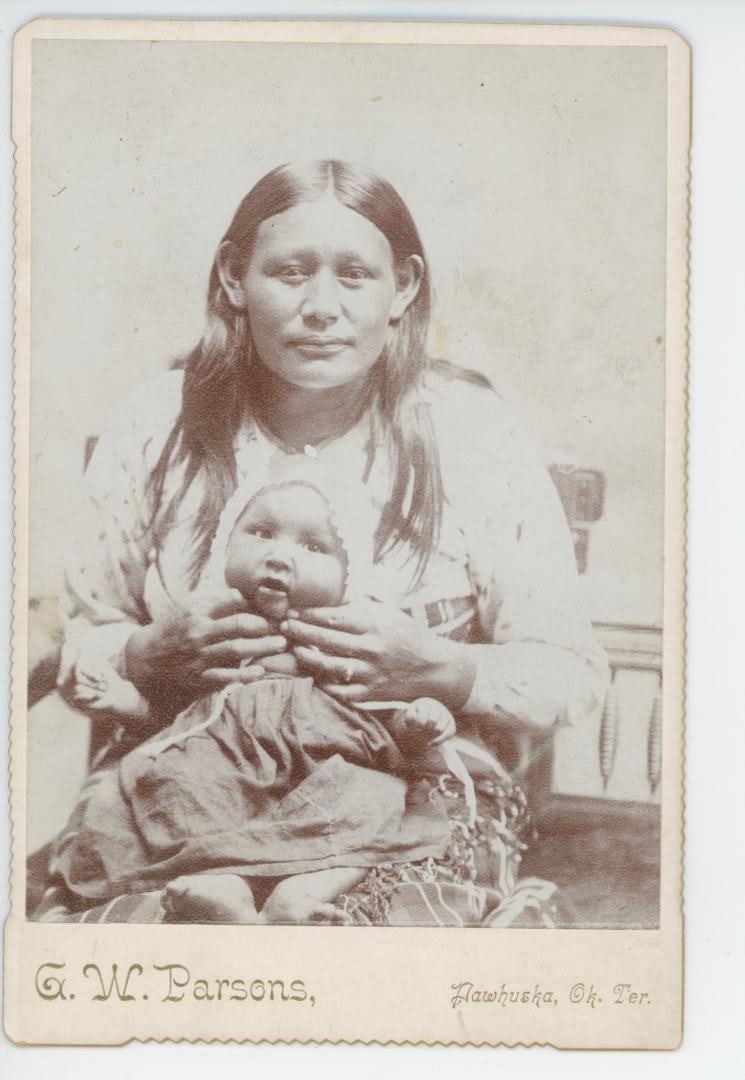 G.W. Parsons Osage Oklahoma Territory Indian Photo (1 of 3)