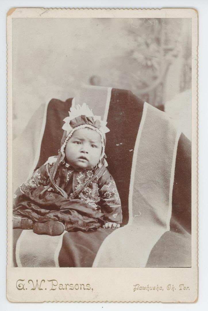 G.W. Parsons Osage Oklahoma Territory Indian Photo (1 of 3)