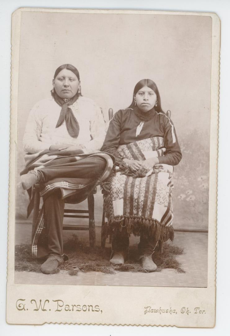 G.W. Parsons Osage Oklahoma Territory Indian Photo (1 of 3)