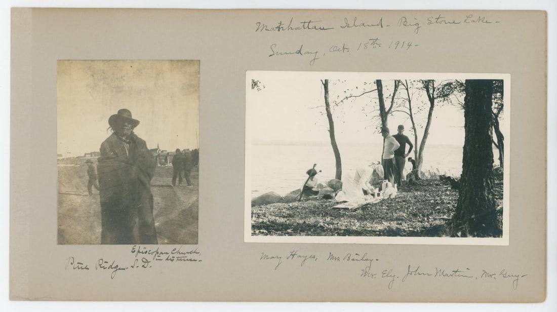 Pine Ridge Sioux Indian Agency Photo: 6" by 11"