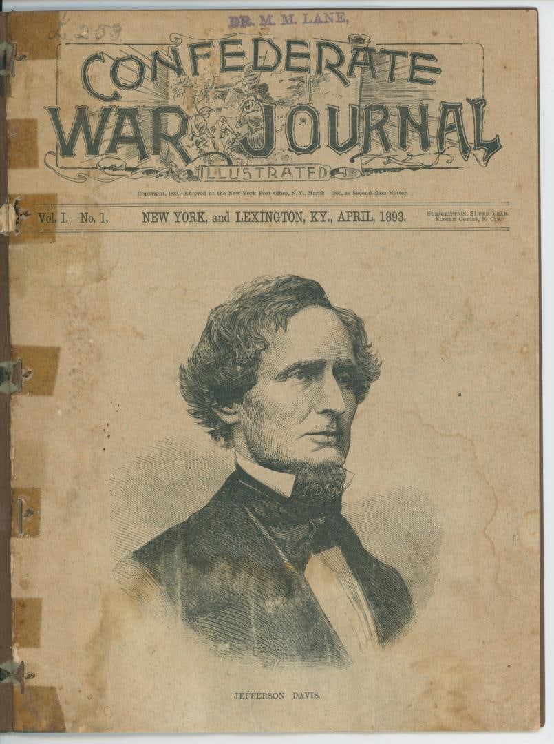 Confederate War Journal Illustrated Vol I No I (1 of 20)