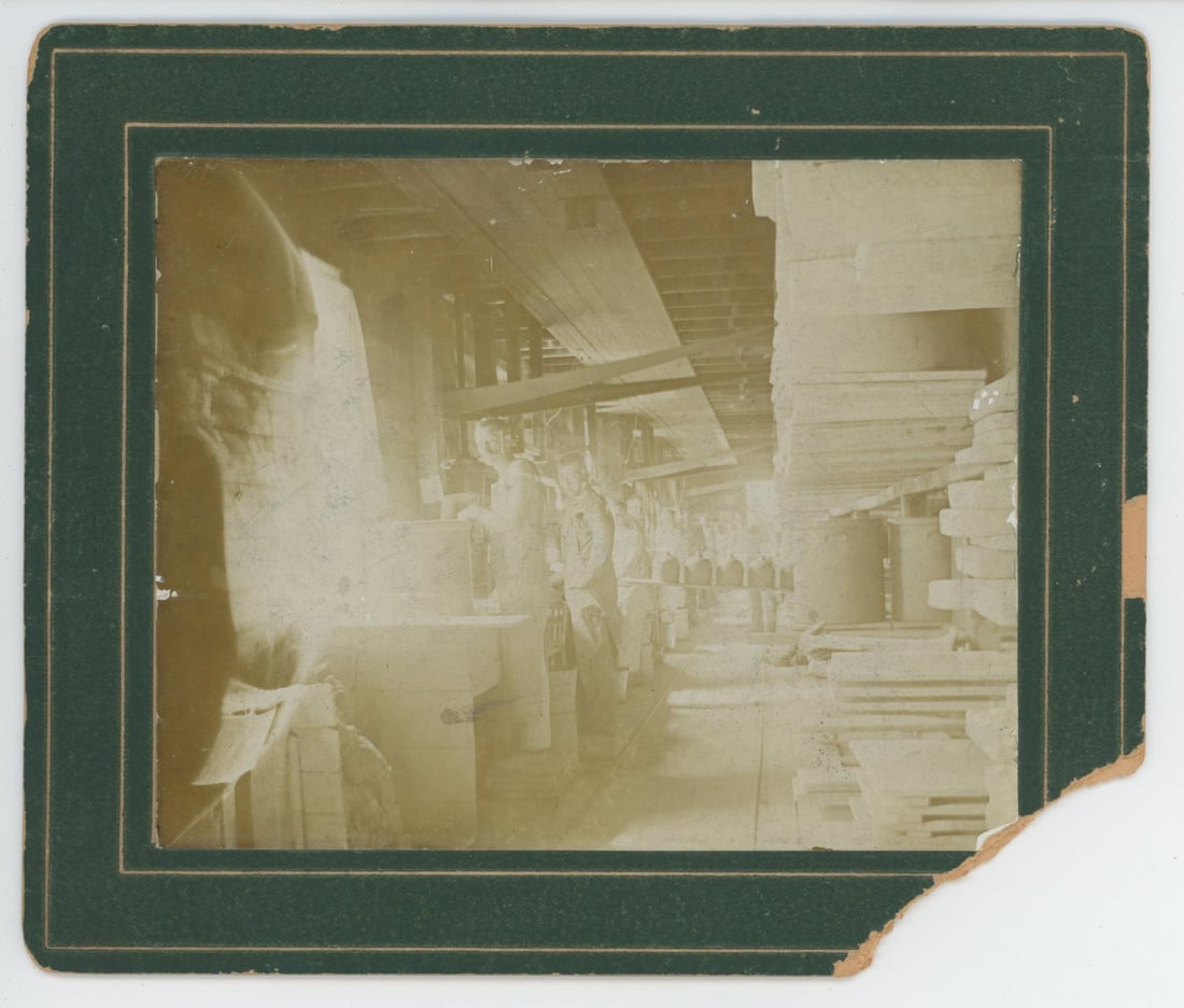 Red Wing Stoneware Factory Crock Makers Photo (1 of 3)