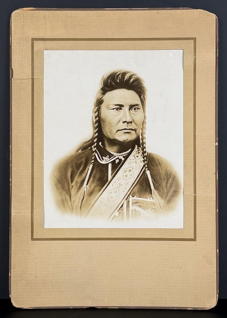 DF Barry Chief Joseph Indian Photo: 11" by 15 3/4"