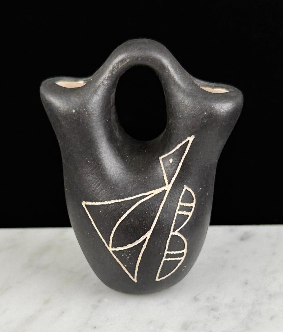 Priscilla Jim Acoma Pueblo Pottery Wedding Vase (1 of 4)