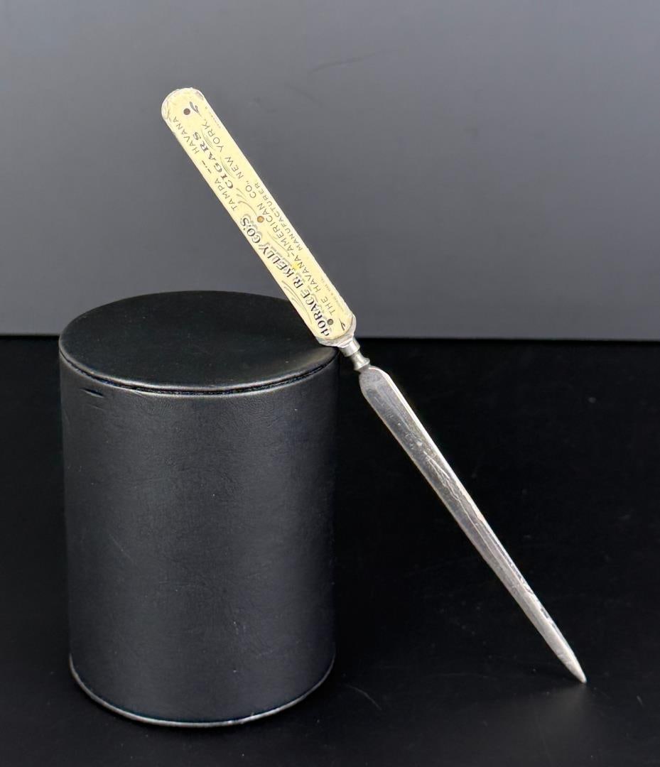Havana Cigars Letter Opener Tampa Florida: The Havana-American Co New York. Measures 8 1/2" long.