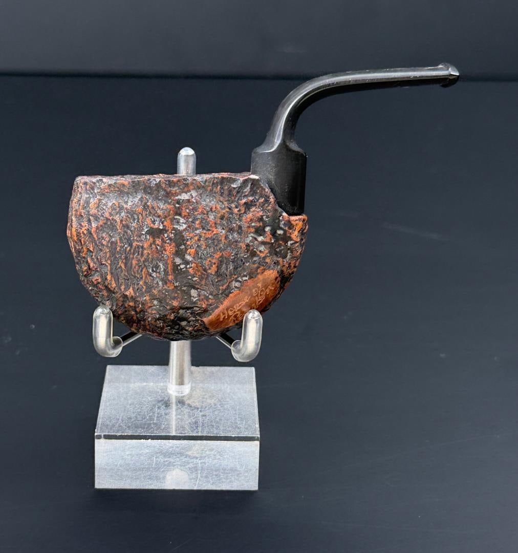 Peterson Estate Briar Tobacco Pipe: 3 7/8" long.