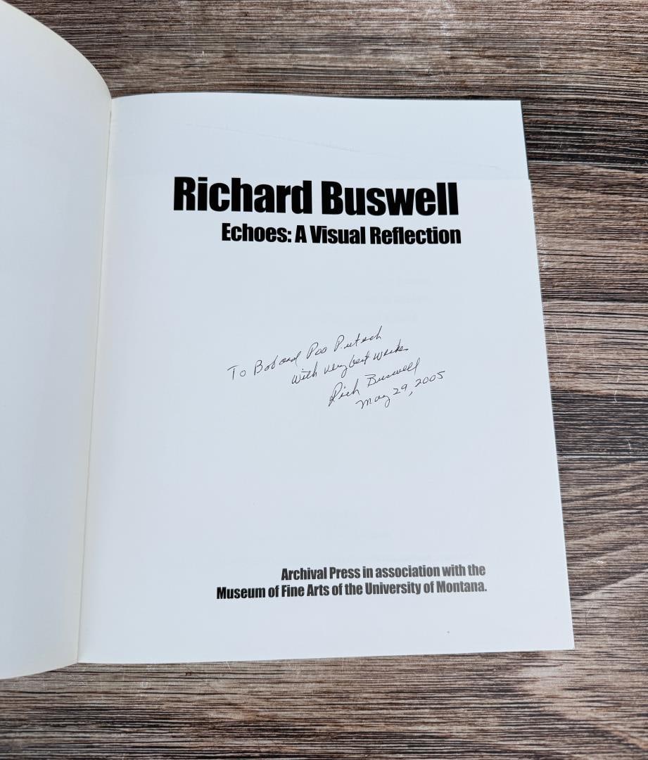 Richard Buswell Echoes: A Visual Reflection Signed - 5