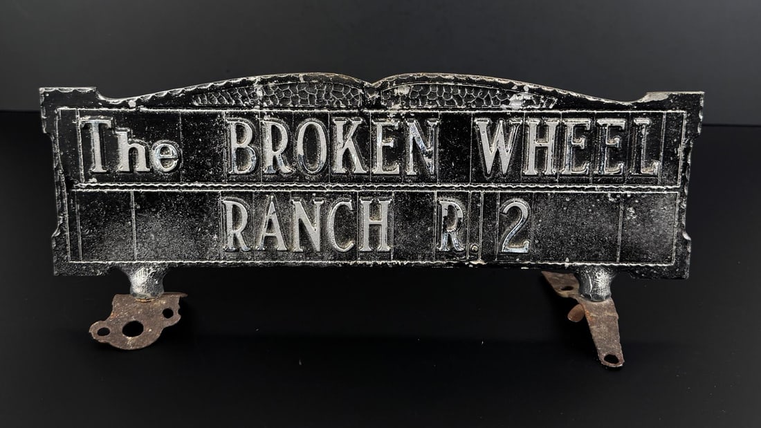 The Broken Wheel Ranch Fury TV Series Sign (1 of 3)