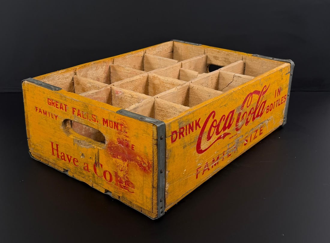 Coca Cola Great Falls Montana Bottle Crate (1 of 5)
