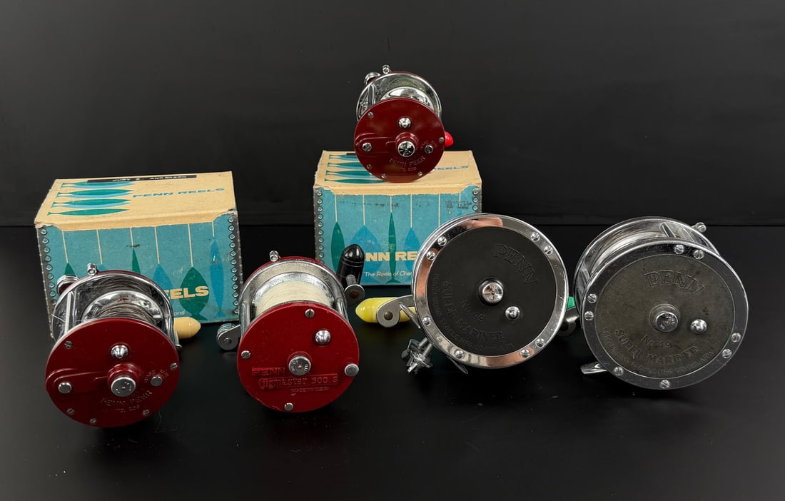 Collection of Penn Fishing Reels (1 of 13)