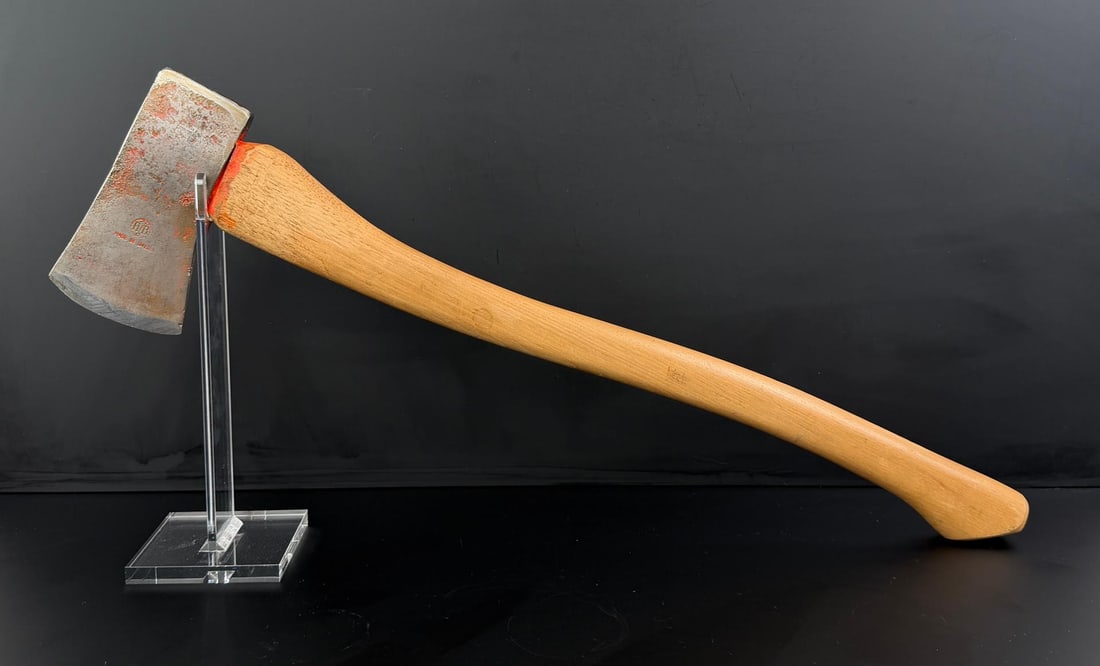 Hults Bruks Swedish Axe: 27 1/4" long with handle.