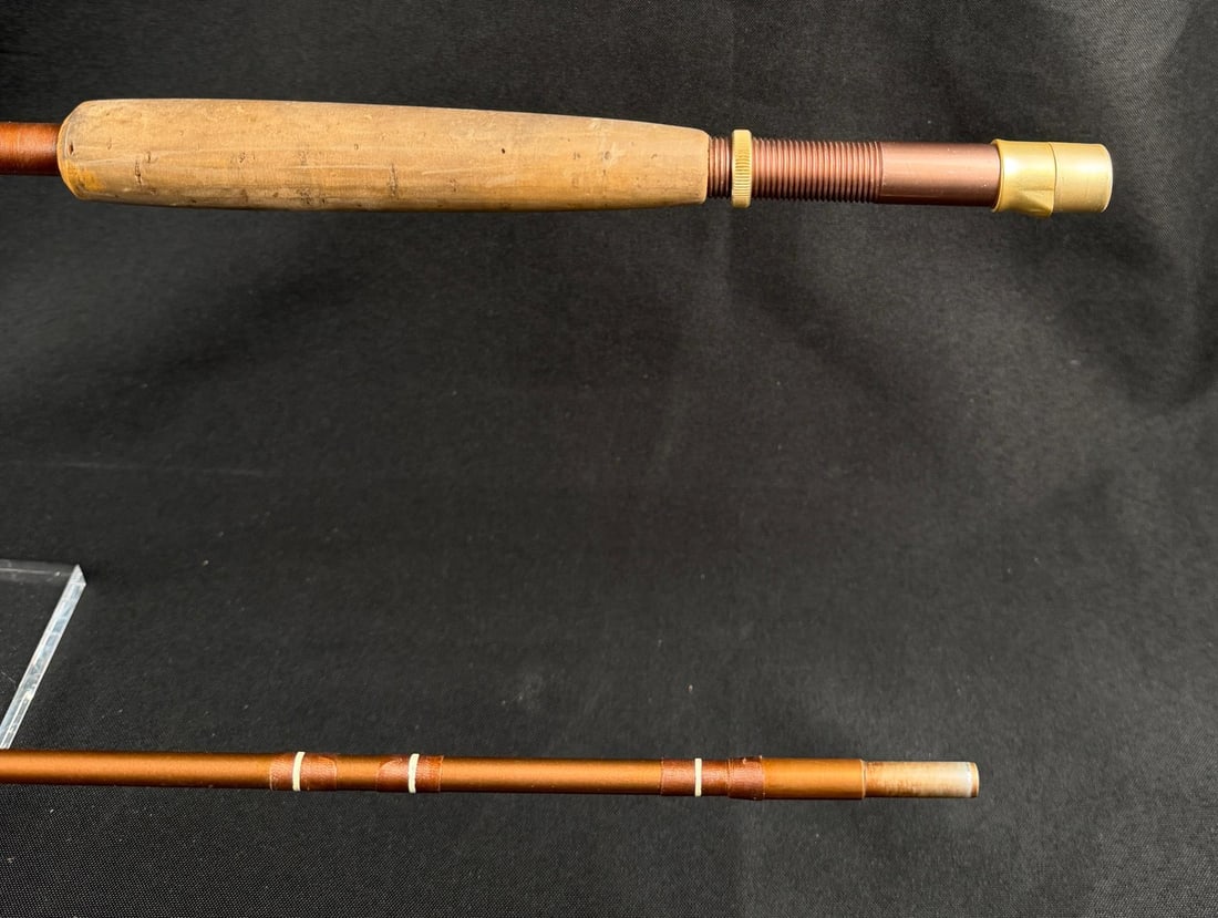 Harnell 1650 Bronz-Glas Fishing Rod: 108 1/2" long.