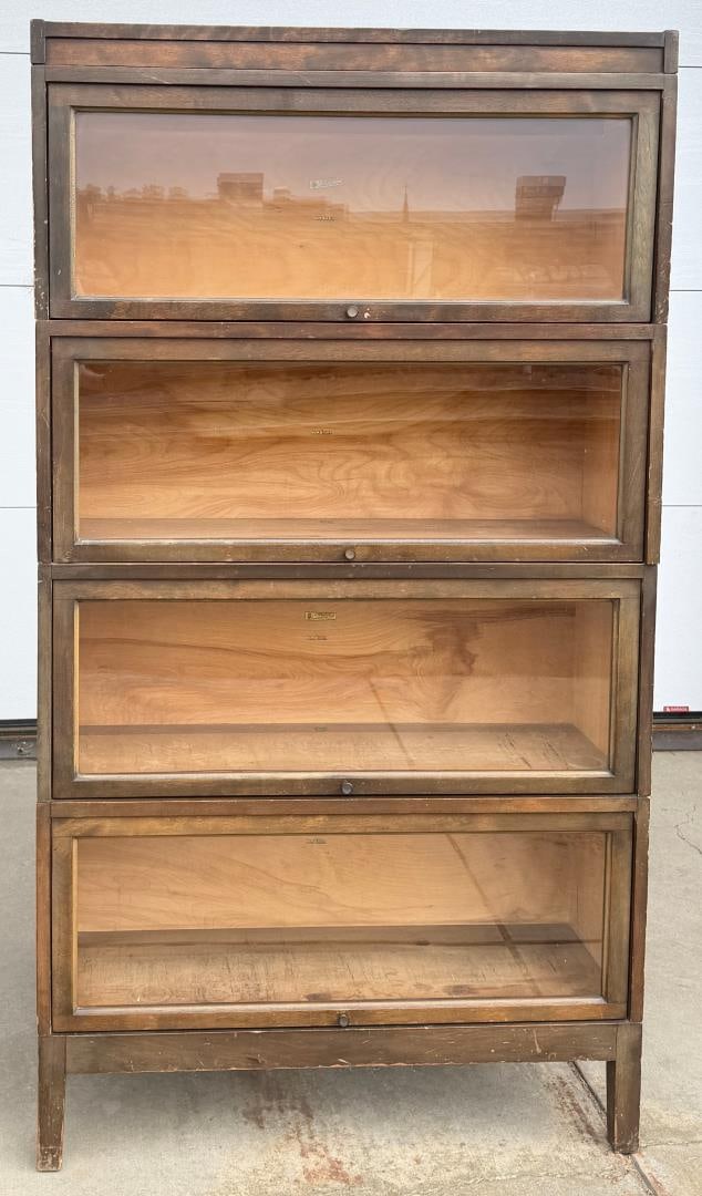 Shaw Walker 4 Section Barrister Lawyers Bookcase
