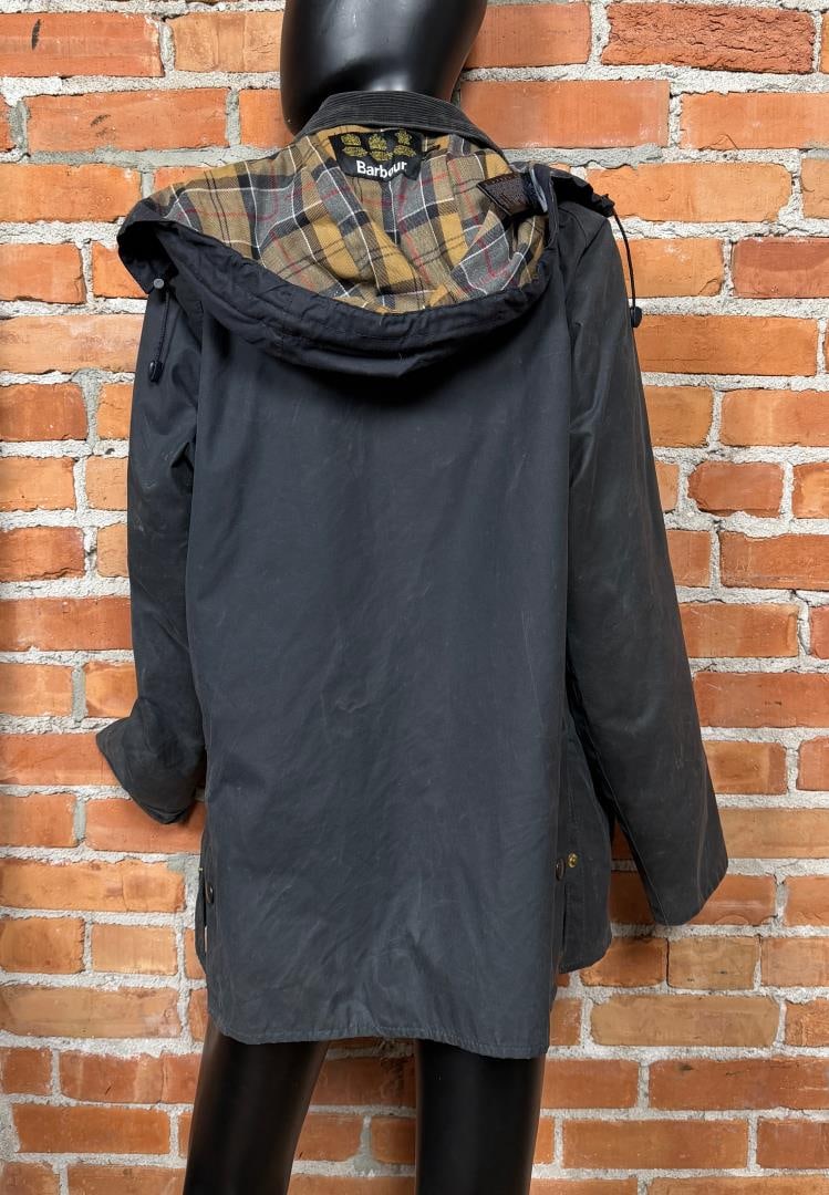 Vintage Barbour Waxed Bedale Hooded Jacket