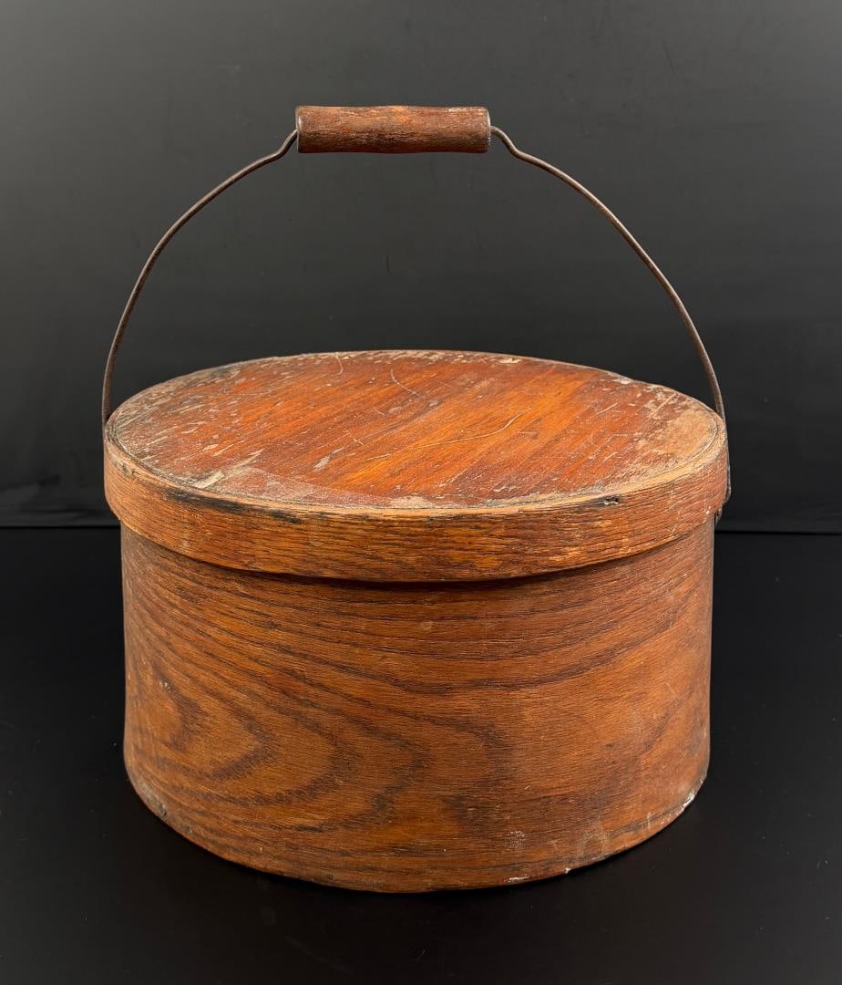 Primitive Bentwood Bail Handle Pantry Box (1 of 5)