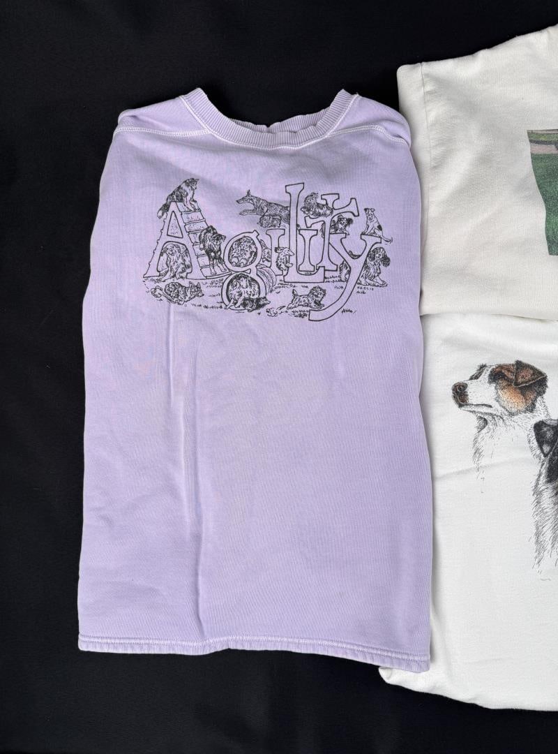 Collection of Vintage Dog Sweatshirts: Nice grouping