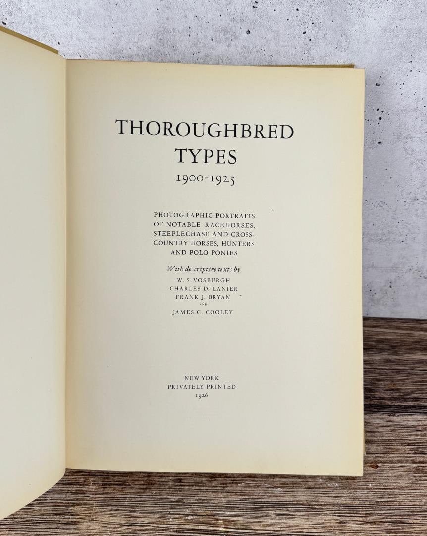 Thoroughbred Types 1900 1925 - 4