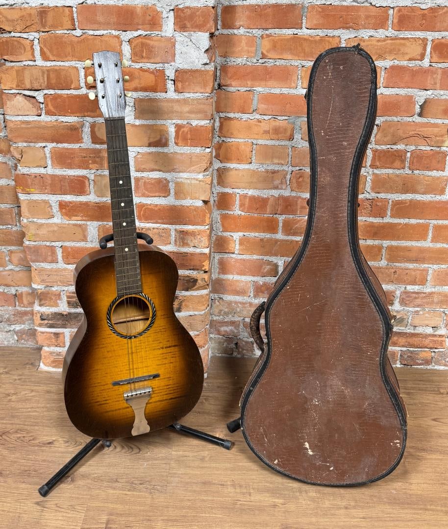 Harmony Acoustic Parlor Guitar (1 of 17)