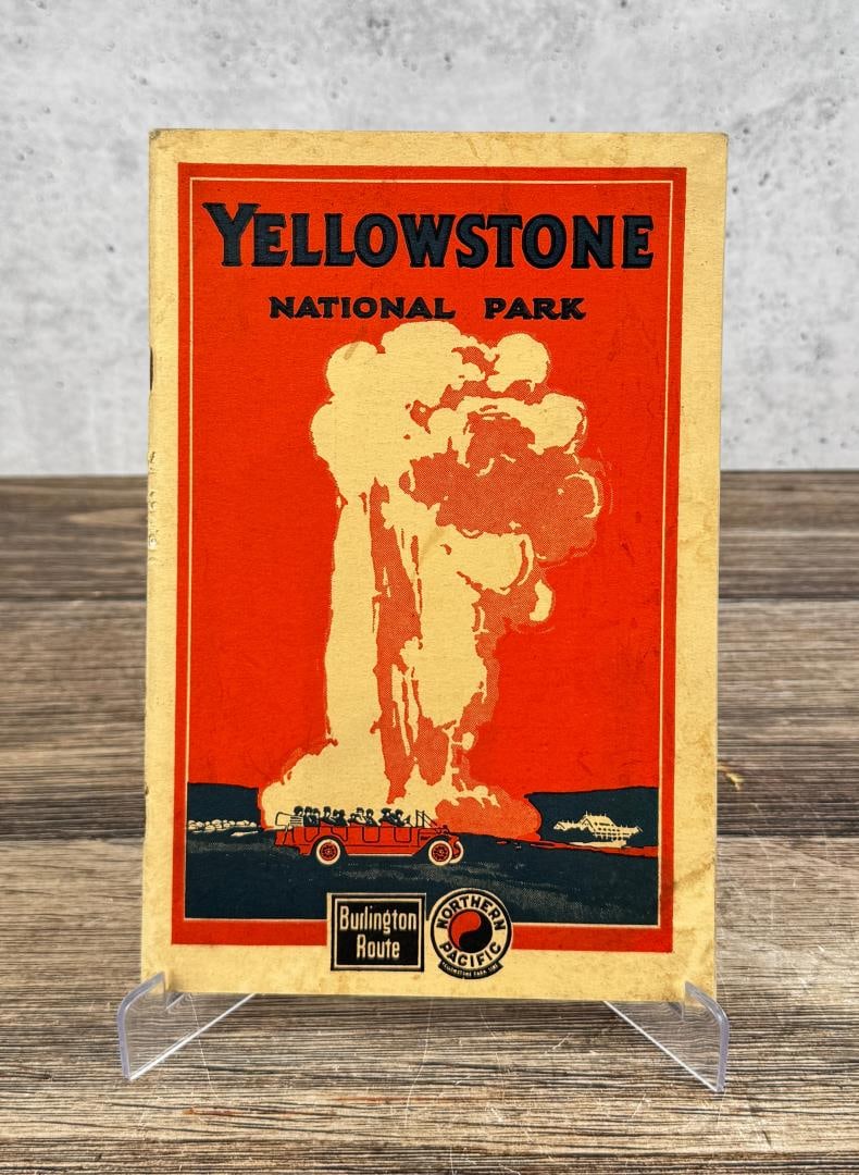 Yellowstone National Park Burlington Route Booklet (1 of 7)