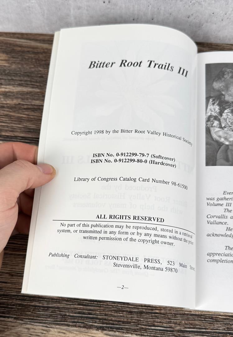 Bitter Root Trails III - 5
