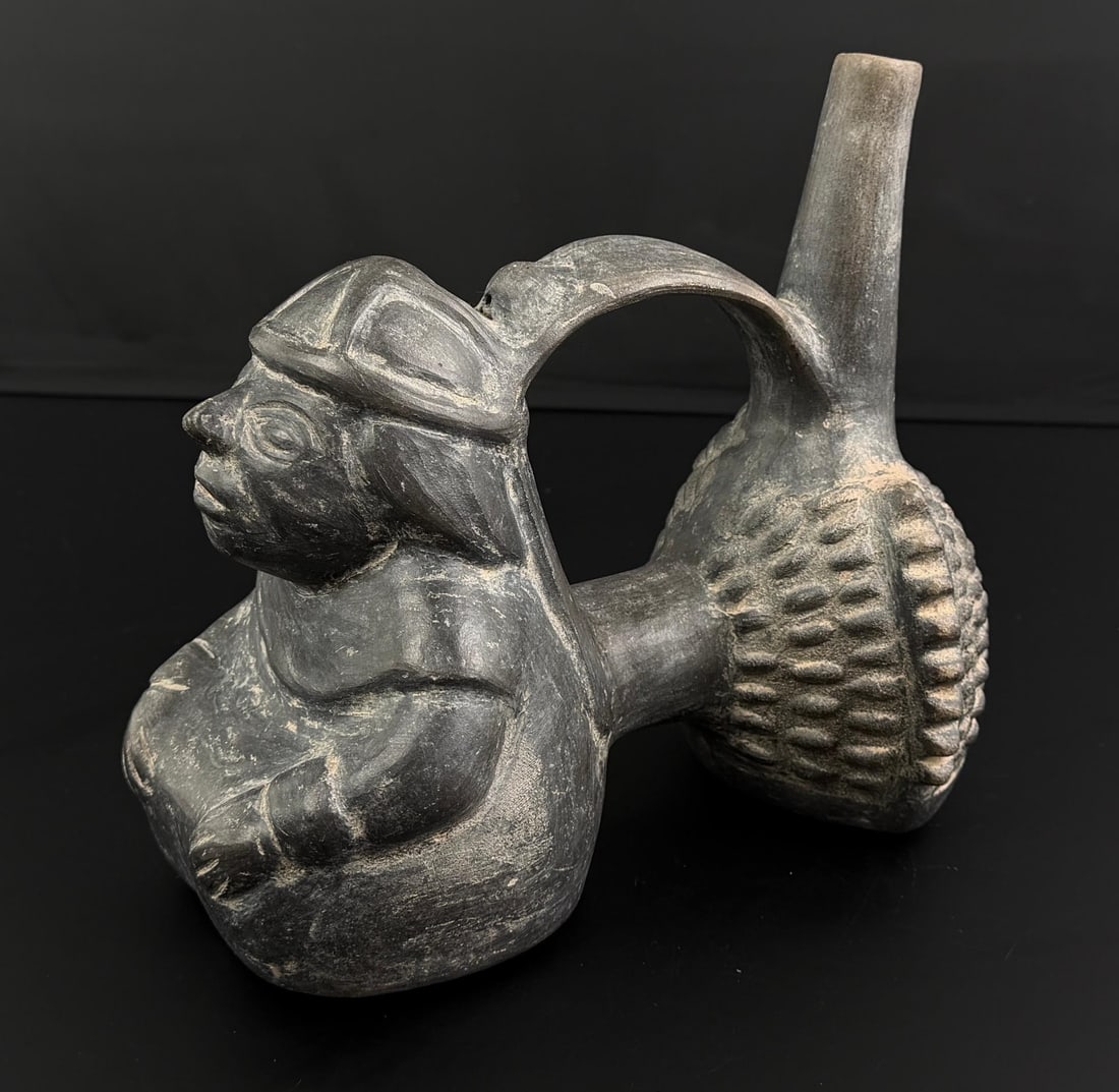 Pre Columbian Style Pottery Jug (1 of 6)