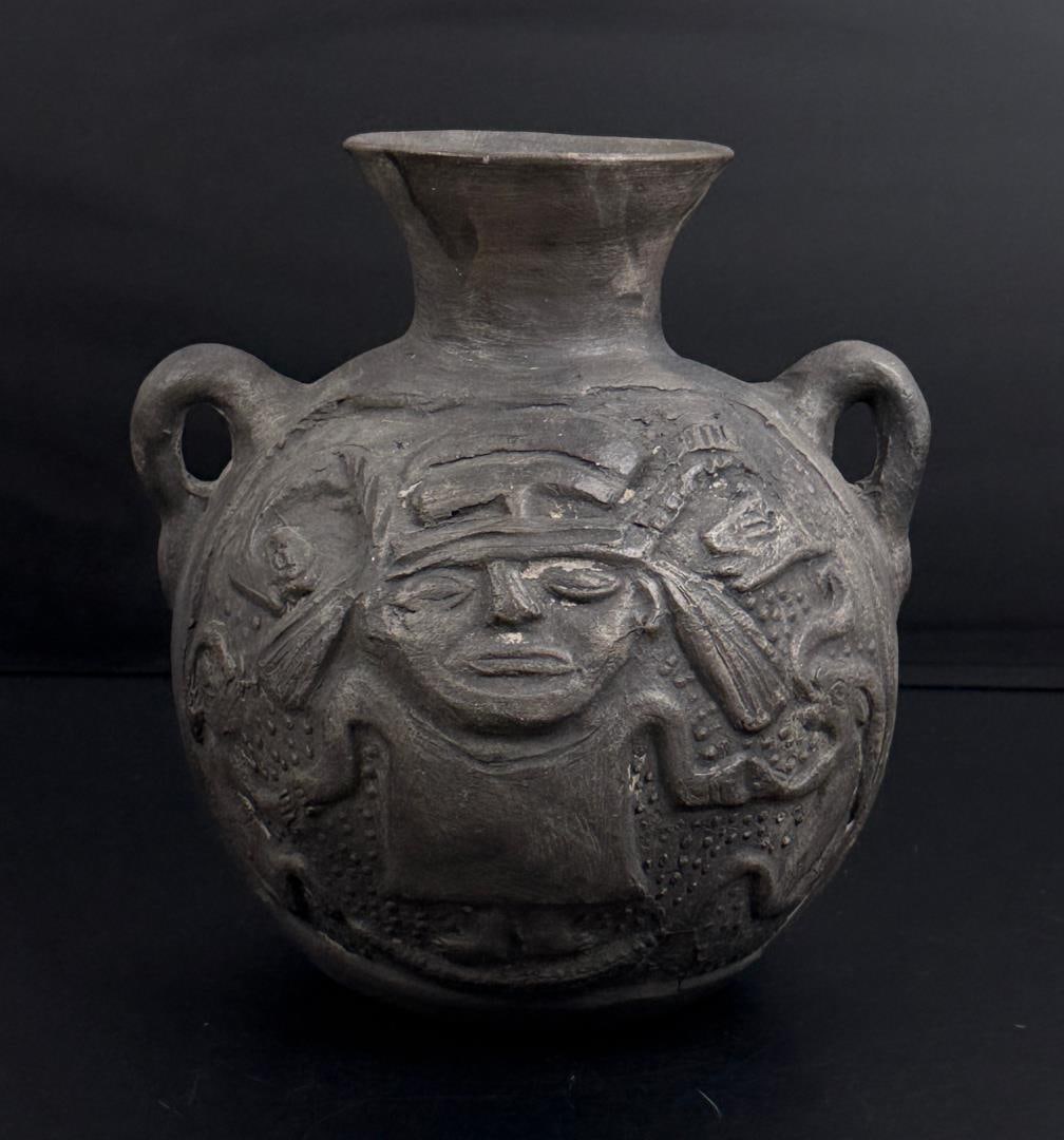 Pre Columbian Style Handled Jug (1 of 5)
