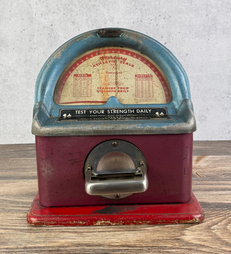Mercury Athletic Scale Coin Op Strength Tester: Not working.