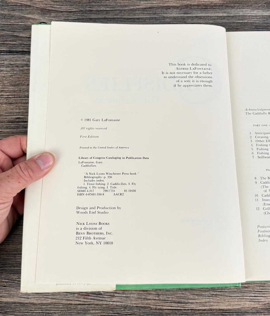 Caddisflies Author Signed - 7