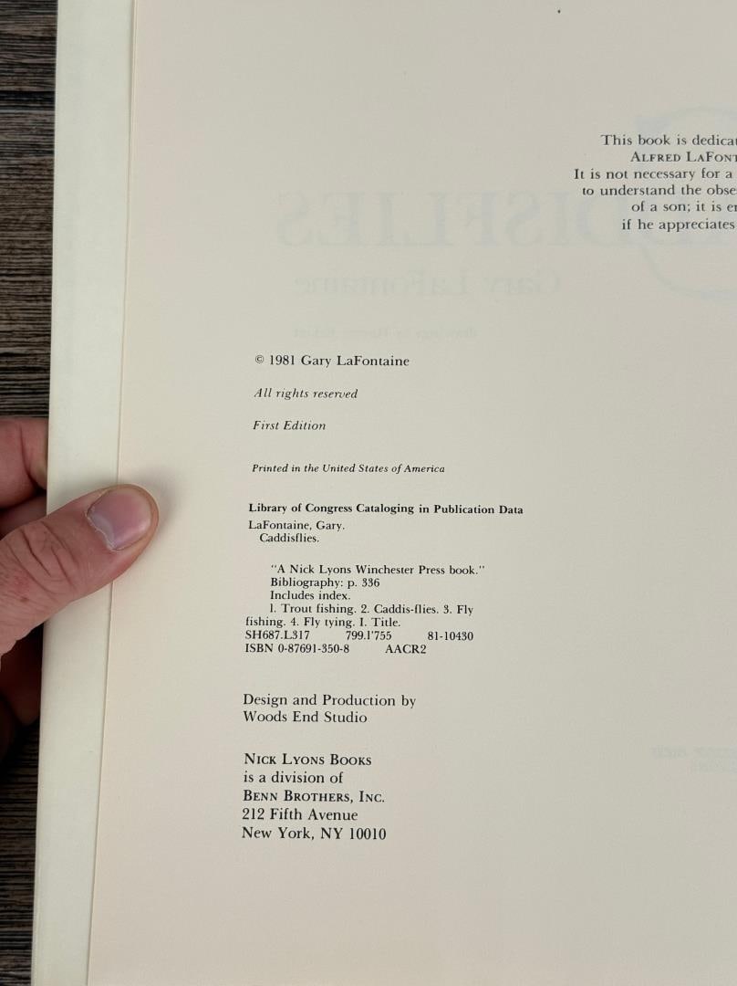 Caddisflies Author Signed - 8