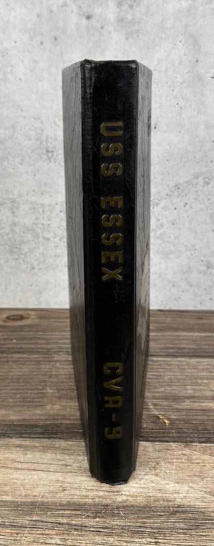 USS Essex CVA-9 1958 Mediterranean Cruise Book: Decent example.