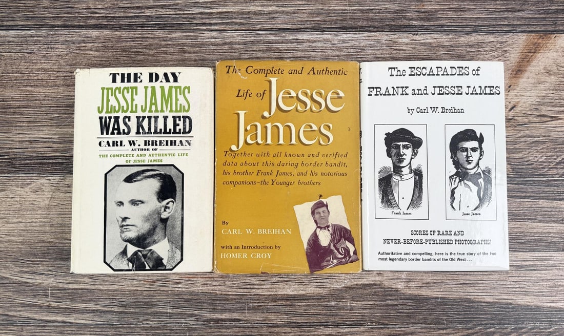 Collection of Carl W. Breihan Jesse James Books (1 of 7)