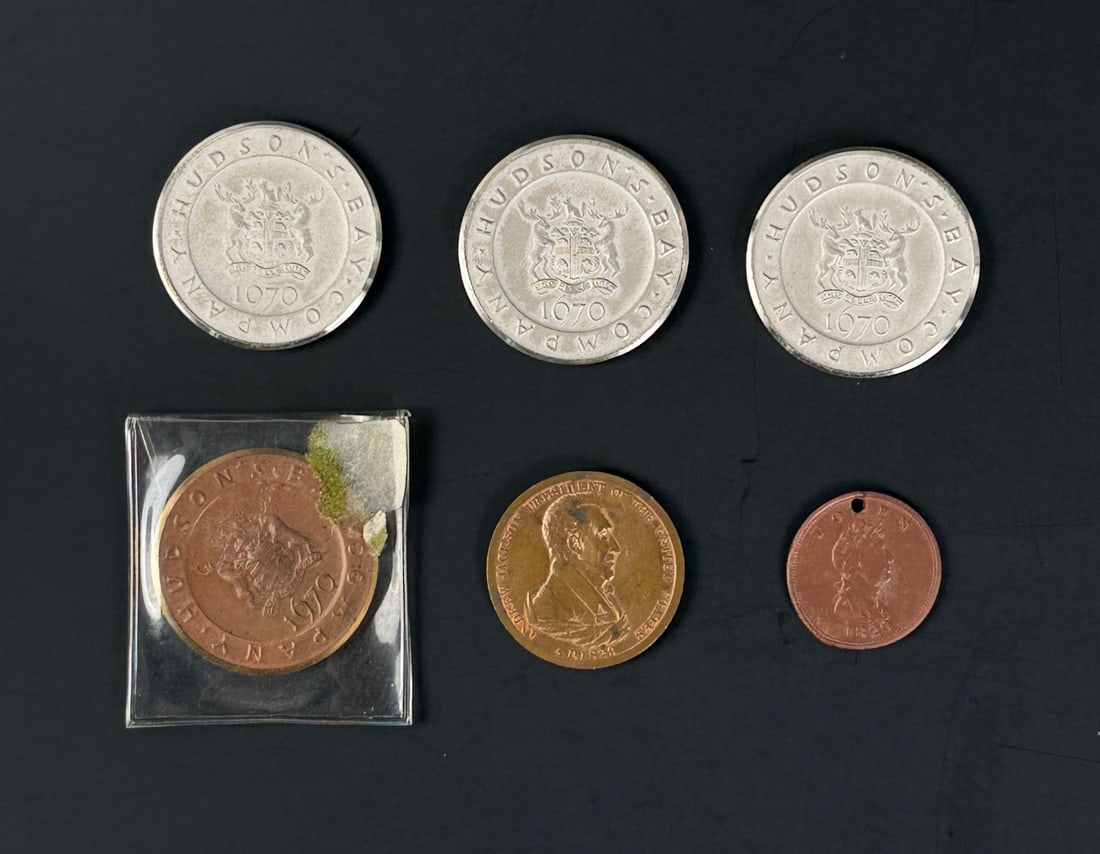 Hudsons Bay Company Coins Medals Tokens (1 of 3)