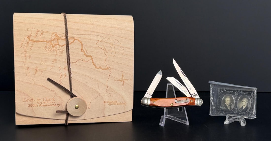 Schrade Lewis & Clark Commemorative Pocket Knife (1 of 10)