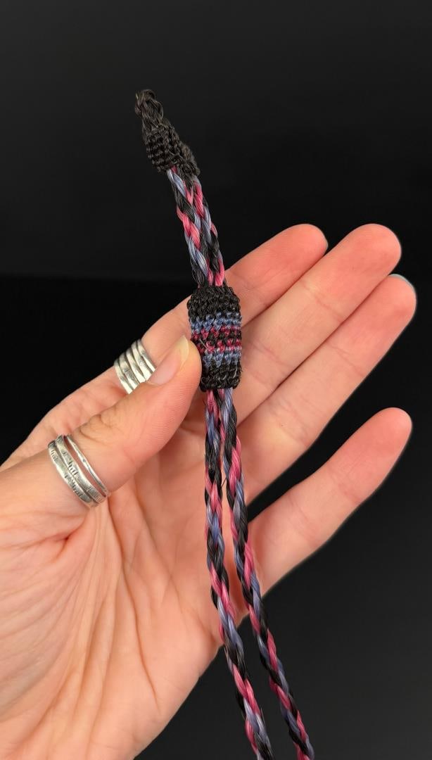 Deer Lodge Prison Montana Horsehair Croakies: Used for holding eyeglasses.
