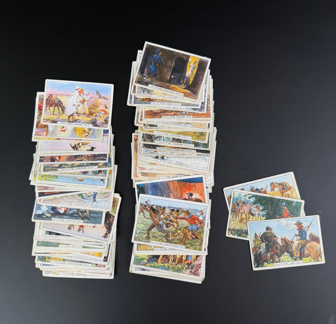 Pre WW2 German Karl May Cigarette Cards (1 of 6)