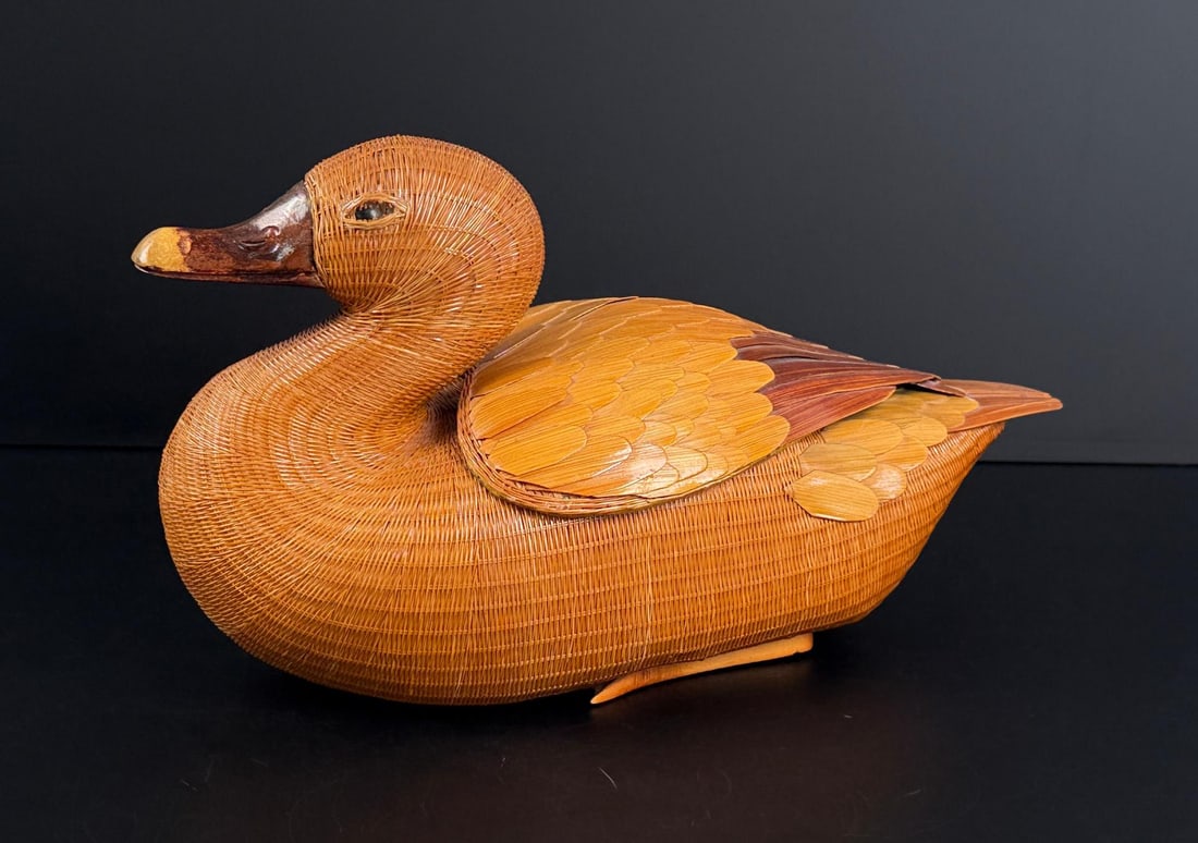 Zhejiang Handicrafts Rattan Wicker Duck Basket (1 of 6)