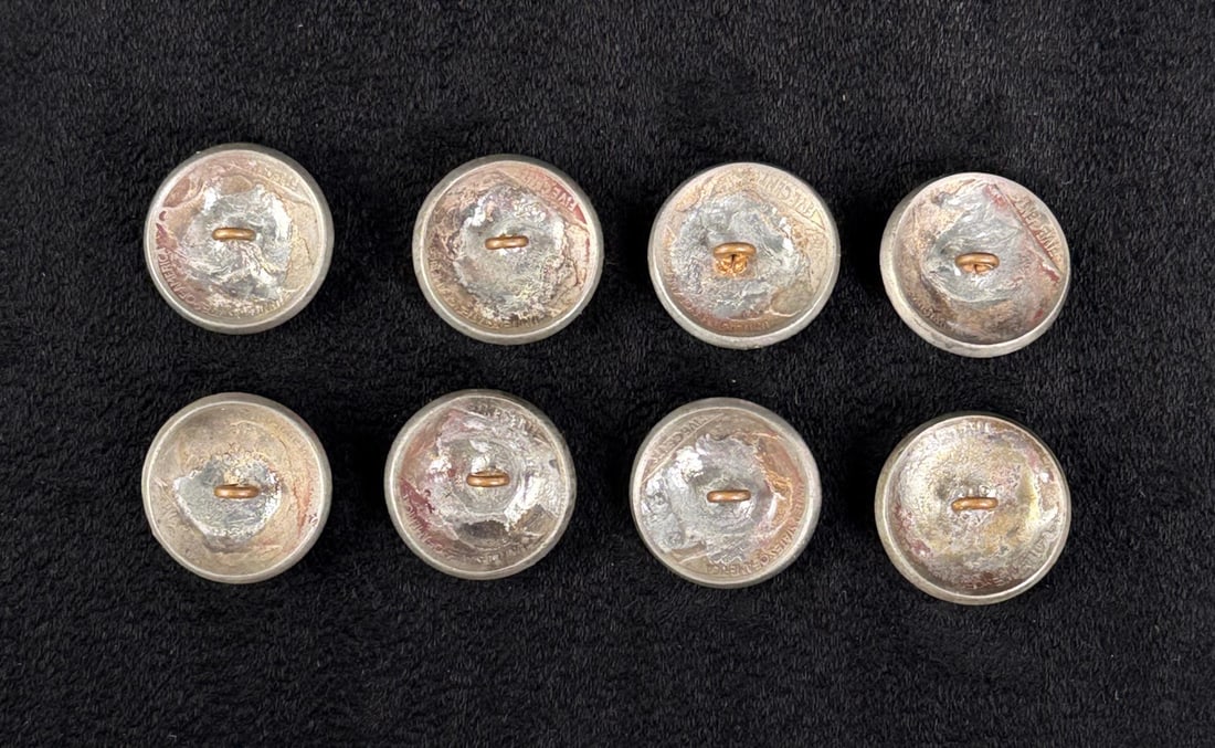 Navajo Domed Buffalo Nickel Buttons (1 of 3)