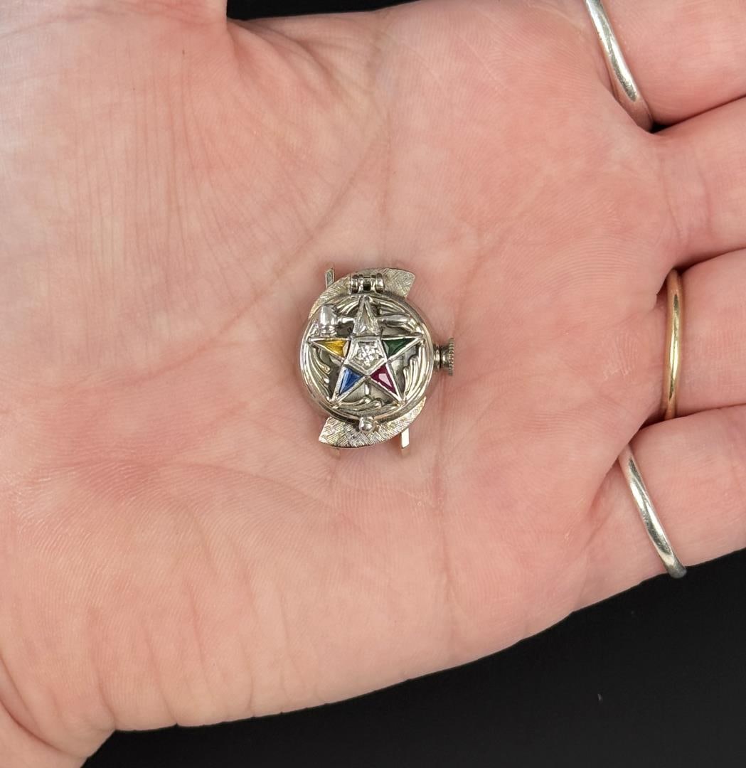 10K Gold Bulova M3 Masonic Watch (1 of 10)