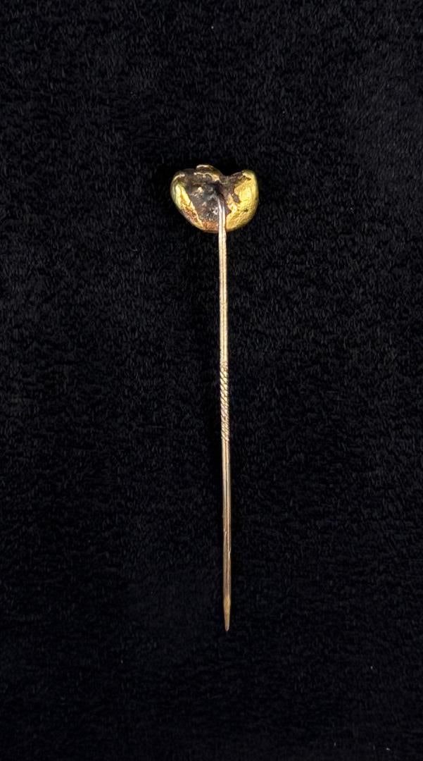 22k Alaskan Gold Nugget Stick Pin (1 of 3)